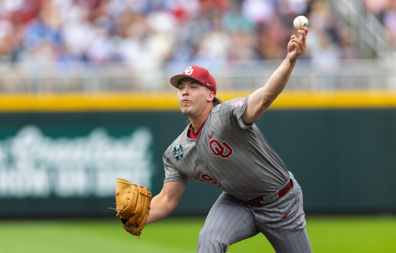 Oklahoma a win away from national title after roughing up North Carolina ace in Game 1 of CWS finals